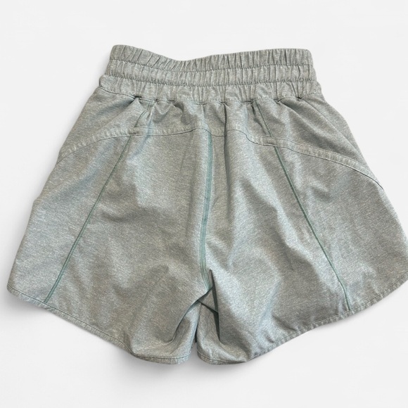 Lululemon track that 5” shorts in Heather Lux Multi Hazy Jade. Lined - Picture 4 of 4